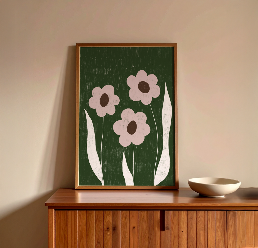 Fleurs au vent